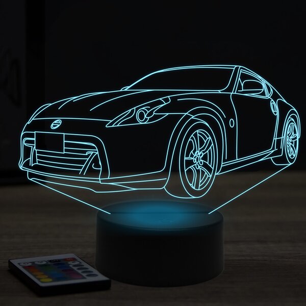 Beling 3D lampa, nissan 370Z, 7 farebná Y8