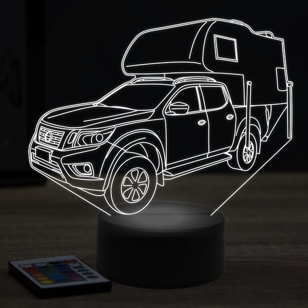 Beling 3D lampa,nissan kempovaci pick up , 7 farebná Y10