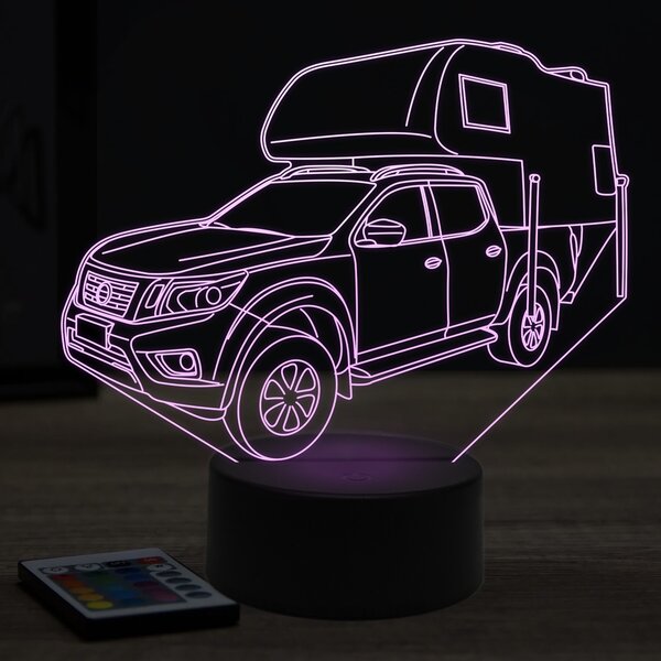 Beling 3D lampa,nissan kempovaci pick up , 7 farebná Y10
