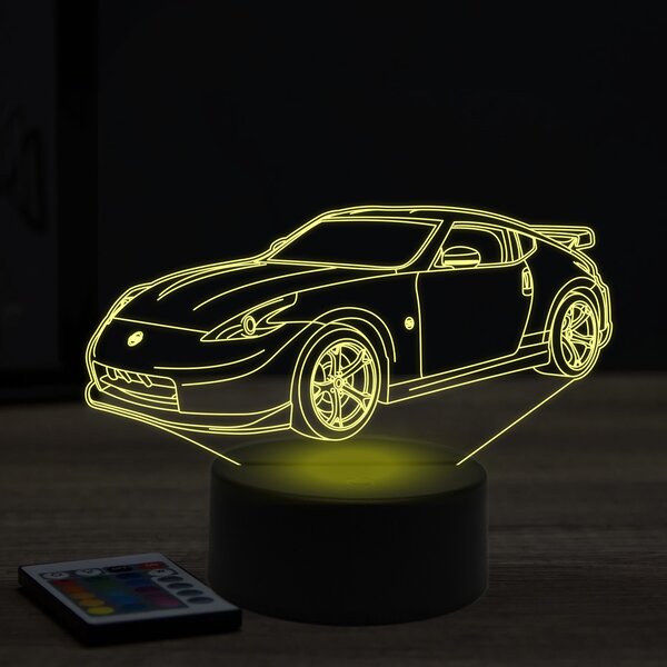 Beling 3D lampa, nissan 370Z nismo, 7 farebná Y9