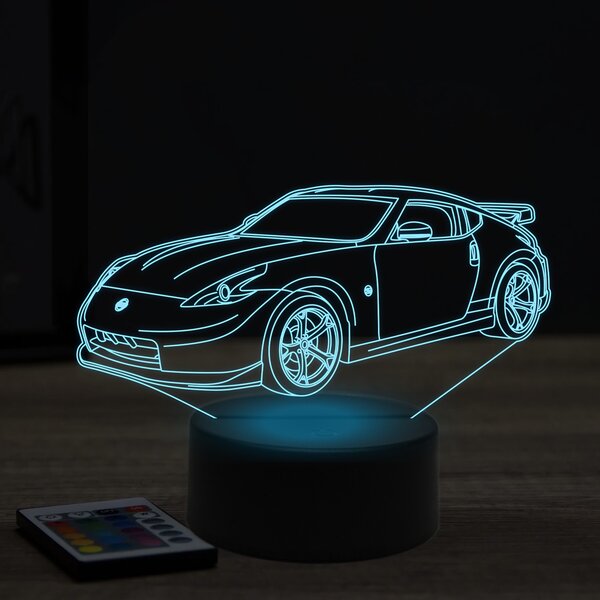 Beling 3D lampa, nissan 370Z nismo, 7 farebná Y9