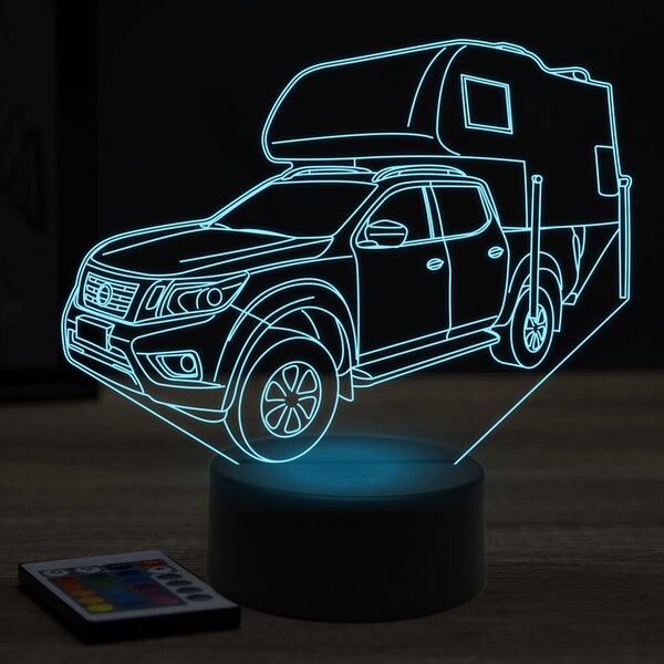 Beling 3D lampa,nissan kempovaci pick up , 7 farebná Y10