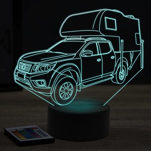 Beling 3D lampa,nissan kempovaci pick up , 7 farebná Y10