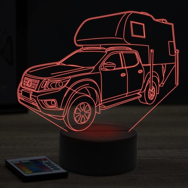 Beling 3D lampa,nissan kempovaci pick up , 7 farebná Y10