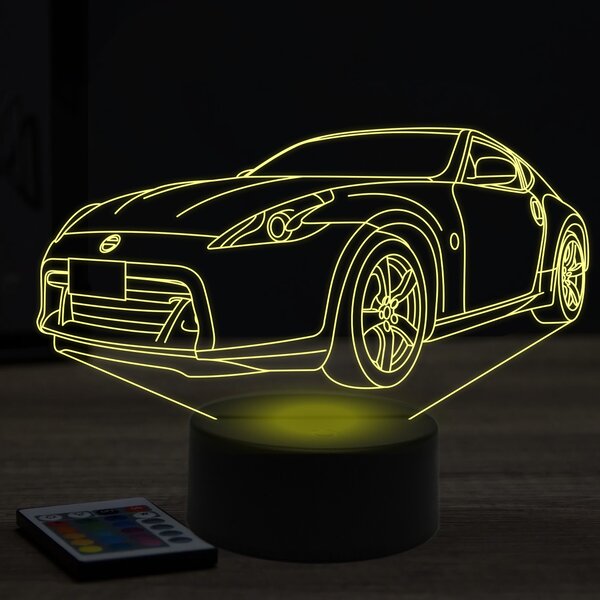 Beling 3D lampa, nissan 370Z, 7 farebná Y8