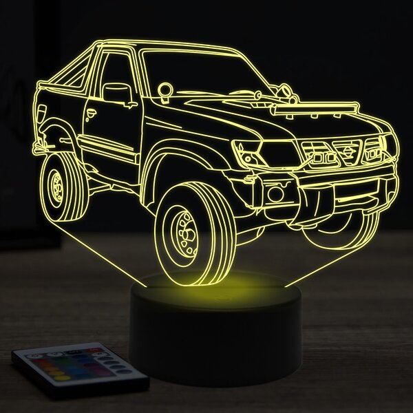 Beling 3D lampa,nissan offroad pickup , 7 farebná Y117
