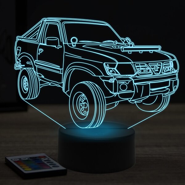 Beling 3D lampa,nissan offroad pickup , 7 farebná Y117