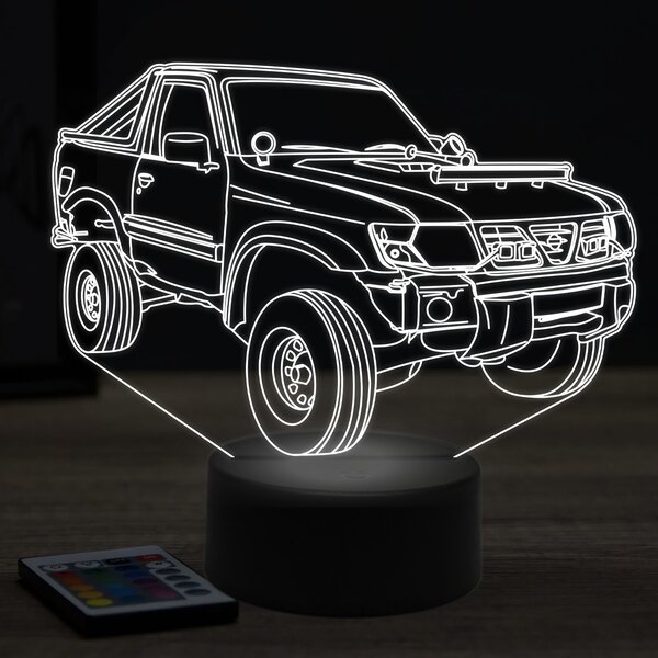 Beling 3D lampa,nissan offroad pickup , 7 farebná Y117