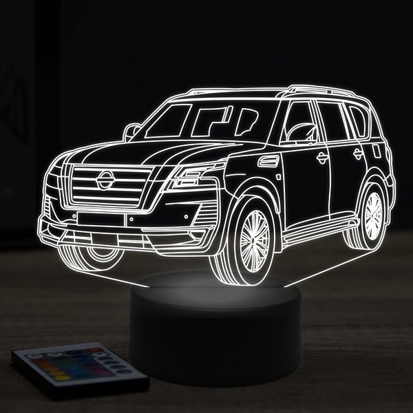 Beling 3D lampa,nissan patrol 2021, 7 farebná Y119