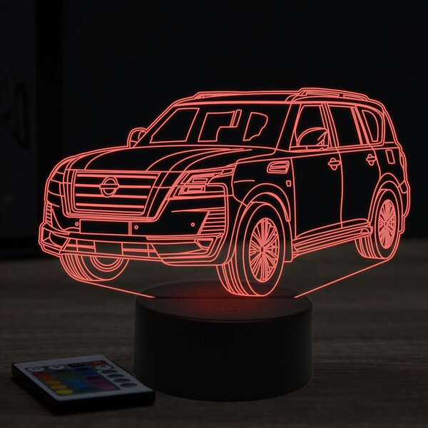 Beling 3D lampa,nissan patrol 2021, 7 farebná Y119