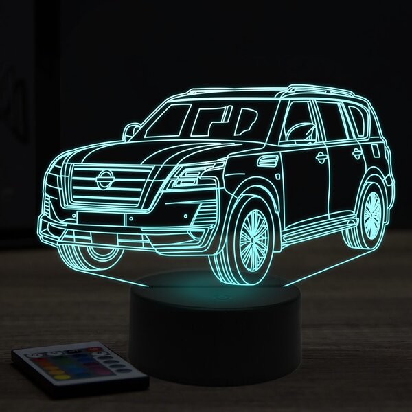 Beling 3D lampa,nissan patrol 2021, 7 farebná Y119