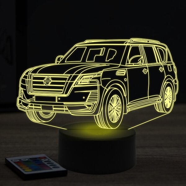 Beling 3D lampa,nissan patrol 2021, 7 farebná Y119