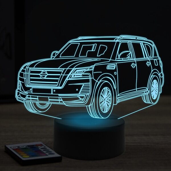 Beling 3D lampa,nissan patrol 2021, 7 farebná Y119