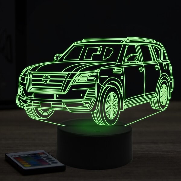 Beling 3D lampa,nissan patrol 2021, 7 farebná Y119