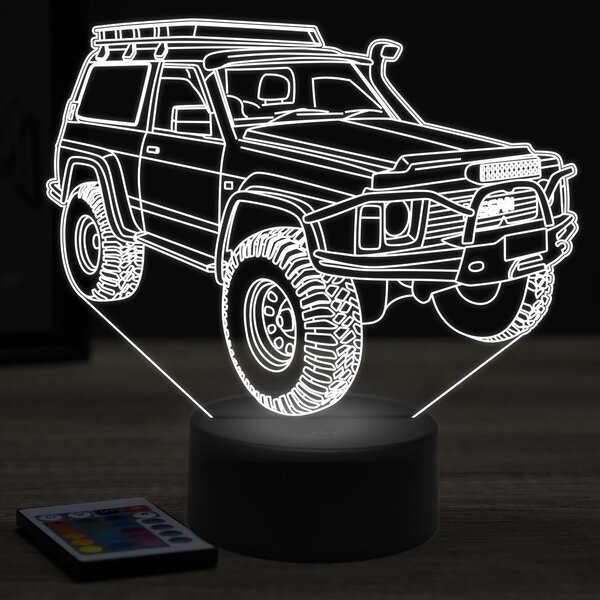 Beling 3D lampa,nissan patrol Y60, 7 farebná Y20