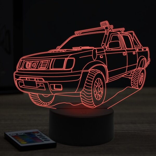 Beling 3D lampa,nissan offroad pickup 2 , 7 farebná Y118