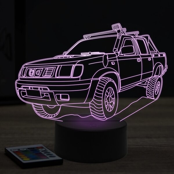 Beling 3D lampa,nissan offroad pickup 2 , 7 farebná Y118