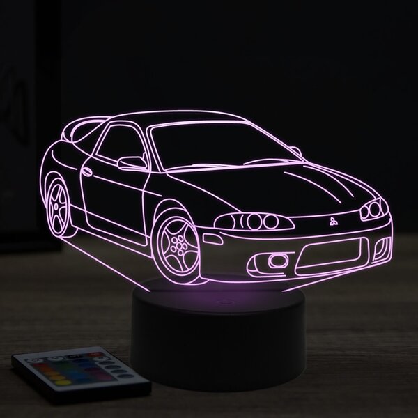 Beling 3D lampa, mitsubishi eclipse 1996, 7 farebná Y23