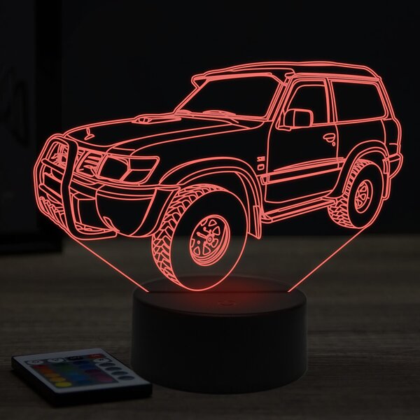 Beling 3D lampa,nissan patrol Y61 1997-2000, 7 farebná Y20