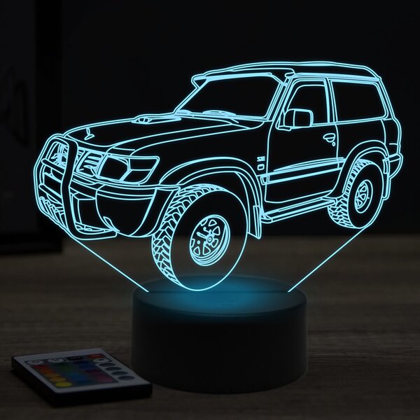 Beling 3D lampa,nissan patrol Y61 1997-2000, 7 farebná Y20