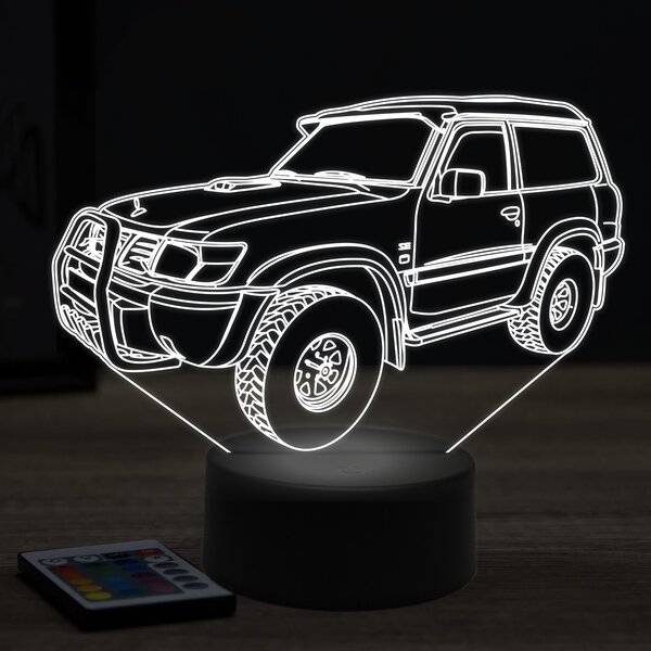 Beling 3D lampa,nissan patrol Y61 1997-2000, 7 farebná Y20