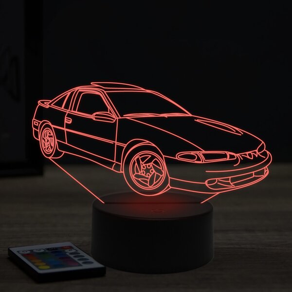 Beling 3D lampa, mitsubishi eclipse 1GB ,7 farebná Y27