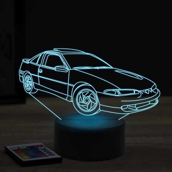 Beling 3D lampa, mitsubishi eclipse 1GB ,7 farebná Y27