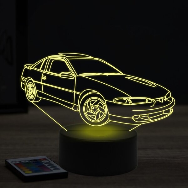 Beling 3D lampa, mitsubishi eclipse 1GB ,7 farebná Y27