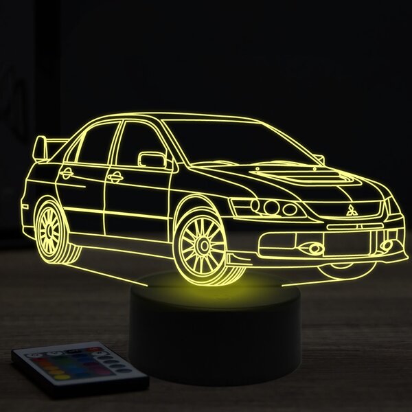 Beling 3D lampa, mitsubishi evolution 8,7 farebná Y31