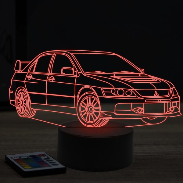 Beling 3D lampa, mitsubishi evolution 8,7 farebná Y31