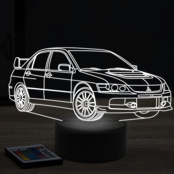 Beling 3D lampa, mitsubishi evolution 8,7 farebná Y31