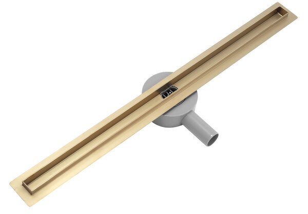 Odtokový žľab Rea Neo Slim Mirror Pro 50 - zlatý