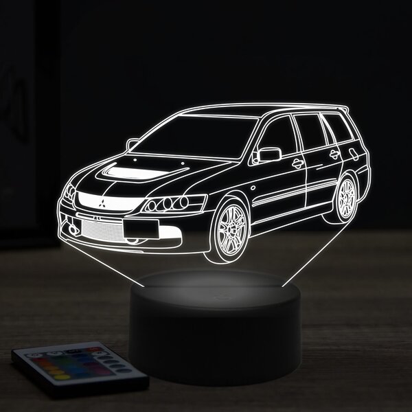 Beling 3D lampa, Mitsubishi Lancer Evo 9 vagon,7 farebná Y35