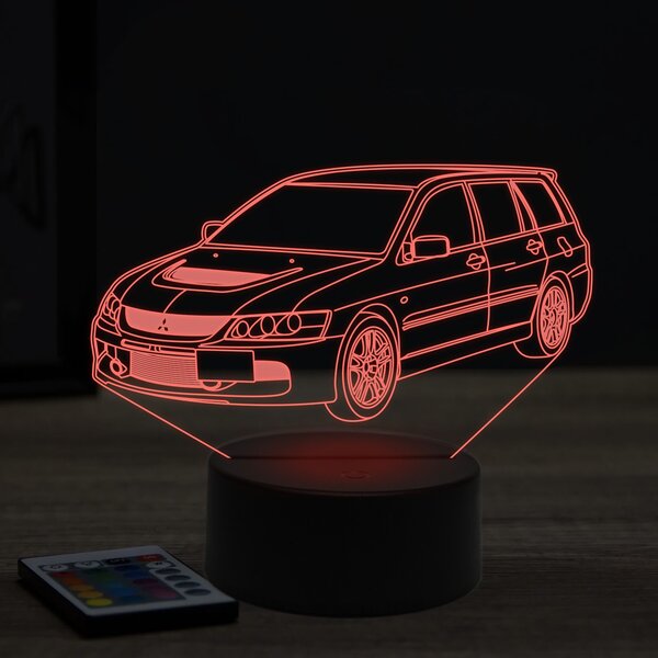 Beling 3D lampa, Mitsubishi Lancer Evo 9 vagon,7 farebná Y35
