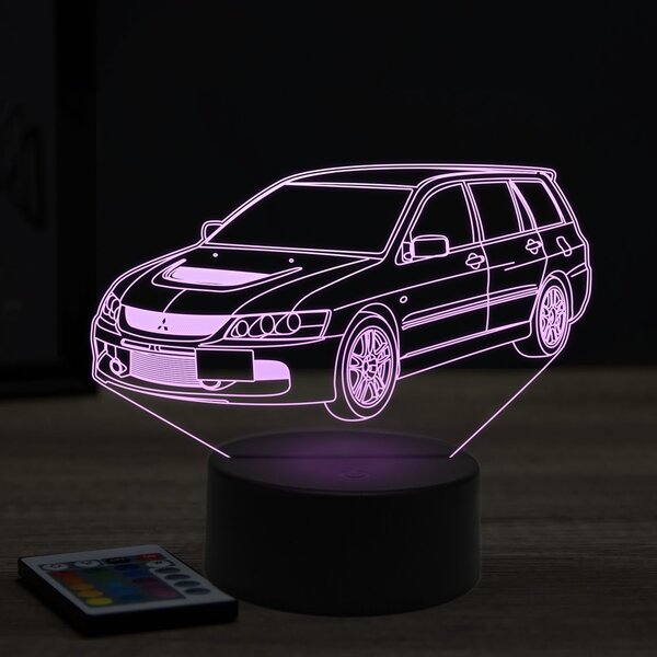 Beling 3D lampa, Mitsubishi Lancer Evo 9 vagon,7 farebná Y35
