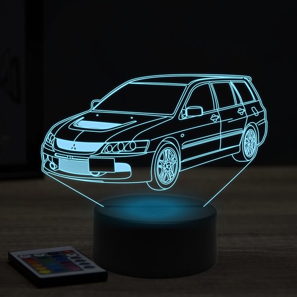 Beling 3D lampa, Mitsubishi Lancer Evo 9 vagon,7 farebná Y35