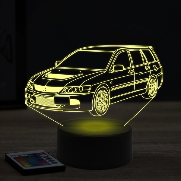 Beling 3D lampa, Mitsubishi Lancer Evo 9 vagon,7 farebná Y35