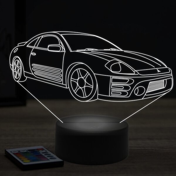 Beling 3D lampa, Mitsubishi eclipse 3g ,7 farebná Y37