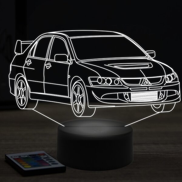 Beling 3D lampa, Mitsubishi Lancer,7 farebná Y38