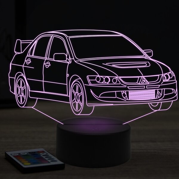 Beling 3D lampa, Mitsubishi Lancer,7 farebná Y38