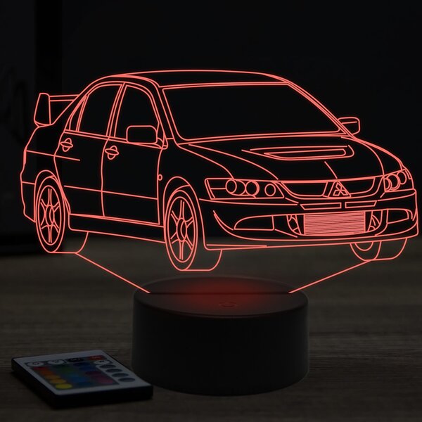 Beling 3D lampa, Mitsubishi Lancer,7 farebná Y38