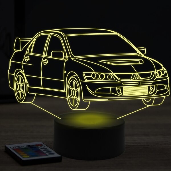 Beling 3D lampa, Mitsubishi Lancer,7 farebná Y38