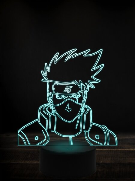 Beling 3D lampa,Kakishi Hatake,7 farebná Y38L2