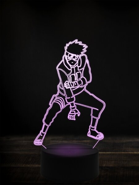 Beling 3D lampa,Kakishi Hatake 2,7 farebná Y38L3