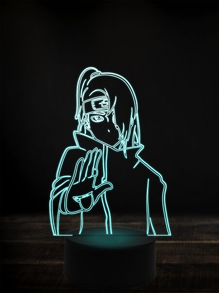 Beling 3D lampa, Deidara,7 farebná Y38L1