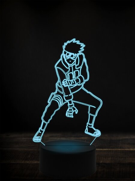 Beling 3D lampa,Kakishi Hatake 2,7 farebná Y38L3
