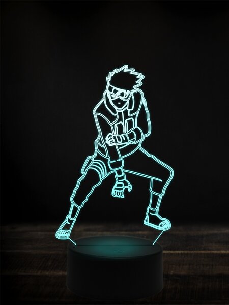 Beling 3D lampa,Kakishi Hatake 2,7 farebná Y38L3