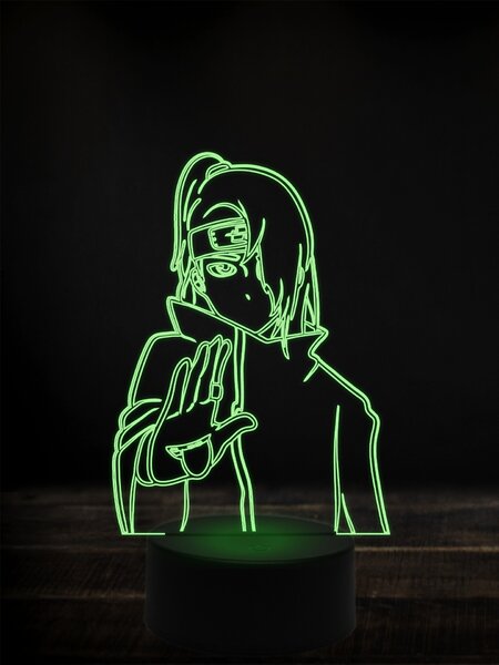 Beling 3D lampa, Deidara,7 farebná Y38L1
