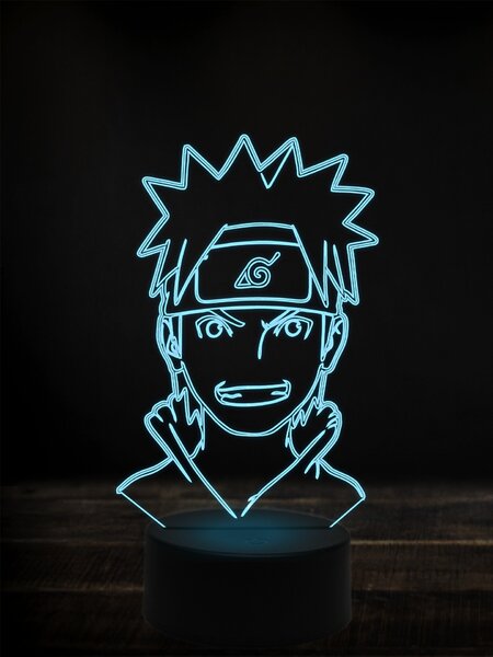 Beling 3D lampa, Naruto 4,7 farebná Y38L8