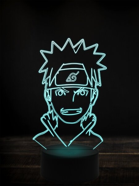 Beling 3D lampa, Naruto 4,7 farebná Y38L8